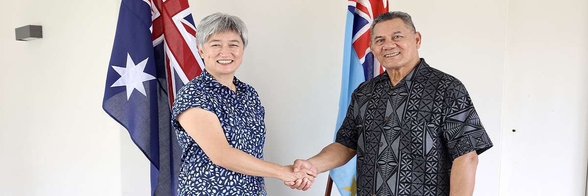 Penny Wong and Kausea Natano